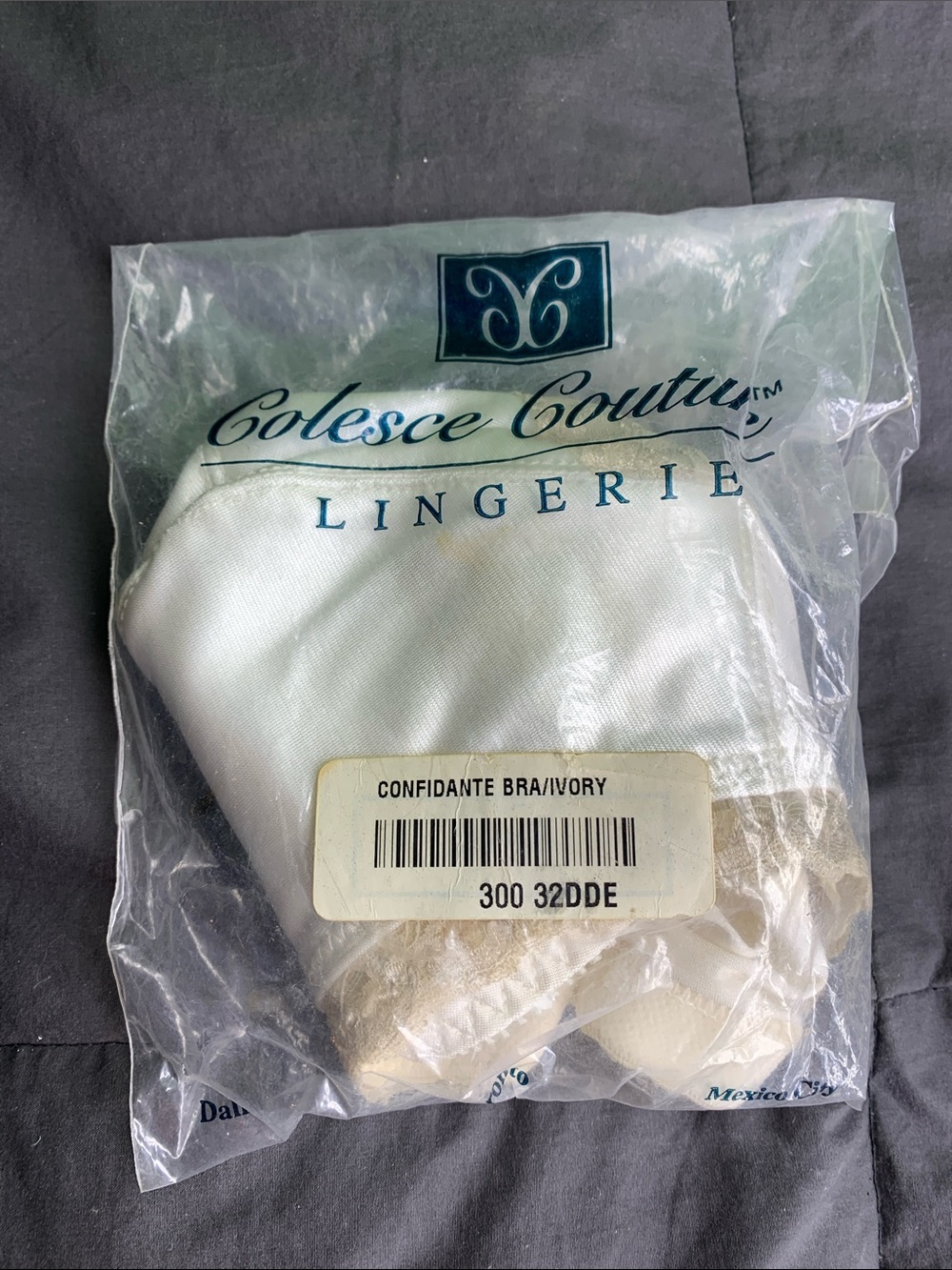 Colesce Couture Confidante Bra 300 32DDE Bullet Bra